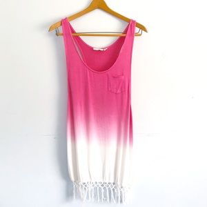 Lucy & Laurel Pink Ombré Bathing Suit Cover Up